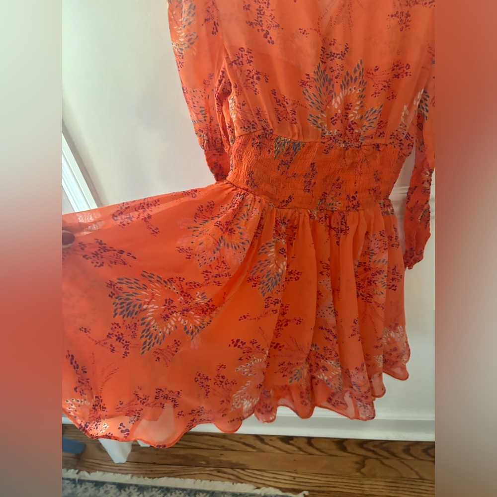 Free People orange dress size XS - Picture 8 of 11